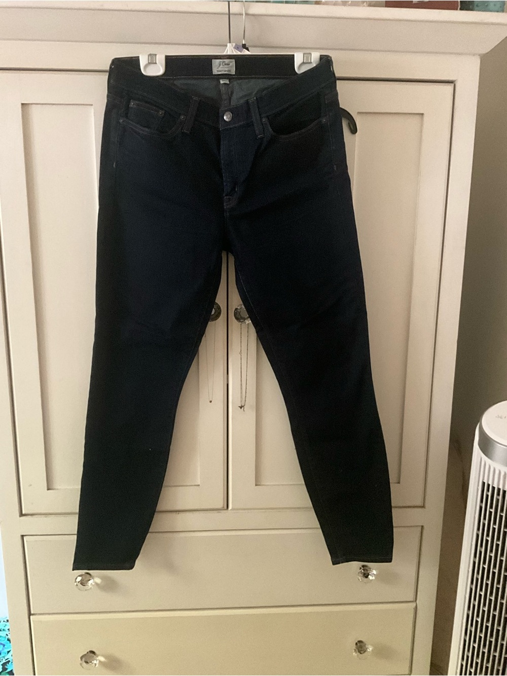 Sz31 J.Crew Dark wash toothpick Jeans